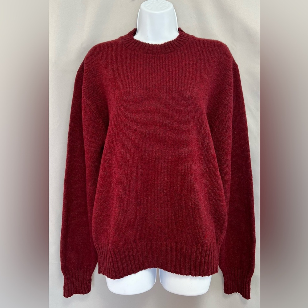 Vintage GAP Women’s Wool Polyester Sweater Sz XL‎  Made USA Y2K Red